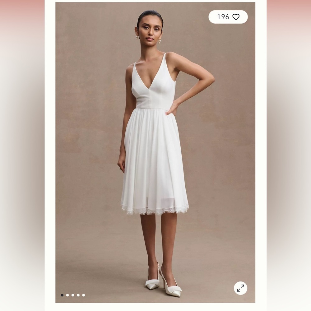 NWT Dress The Population Alicia Chiffon A-Line Dress Size Large